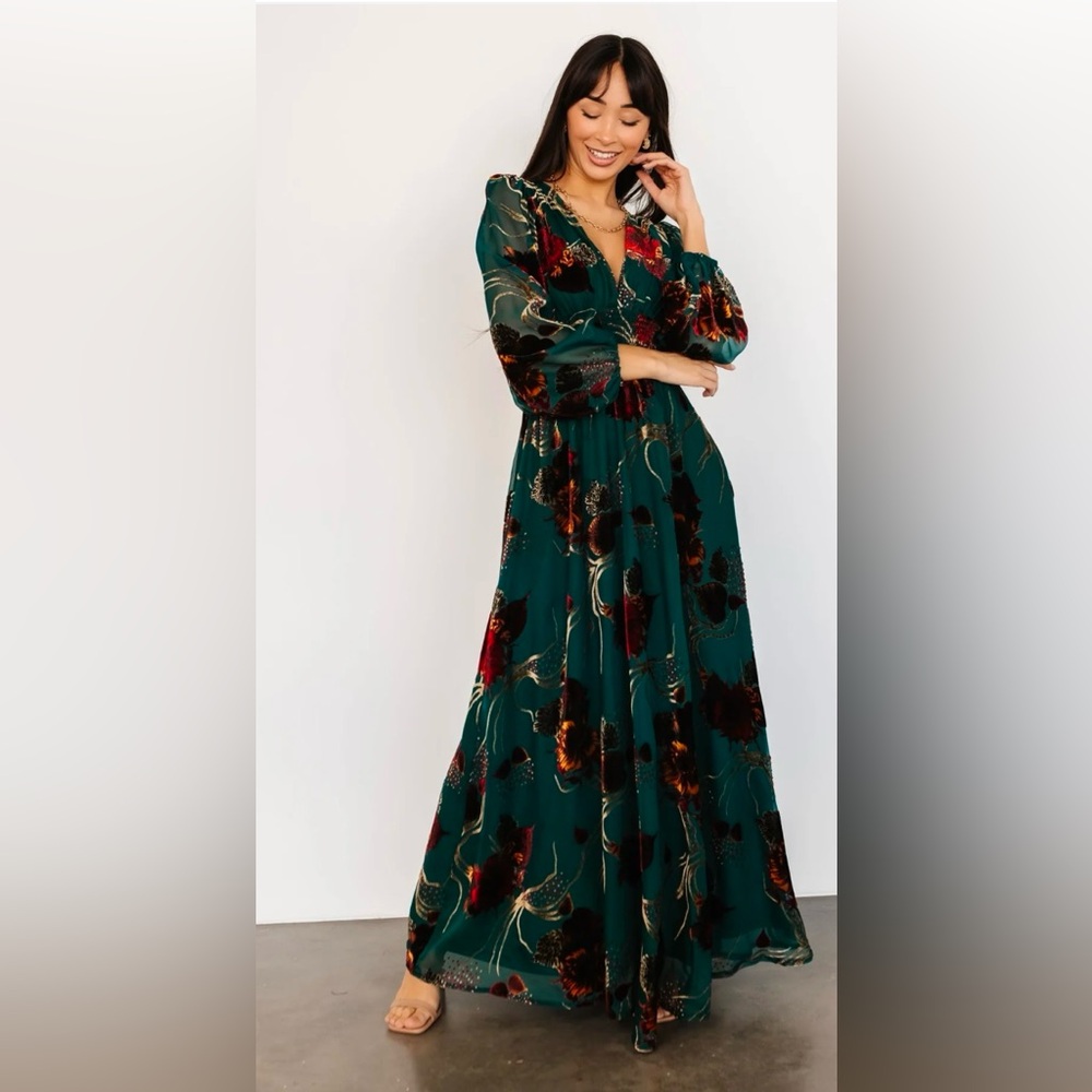 Mikla Maxi Dress - Jade Multi